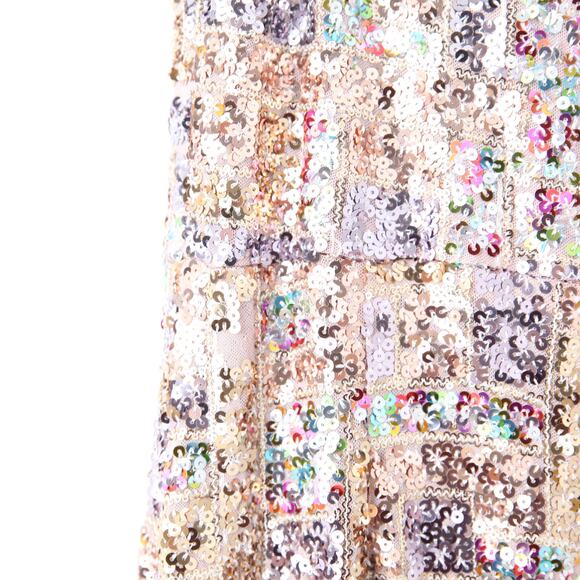 Dress The Population Sequin Giovanna Gown Size L - Picture 8 of 9